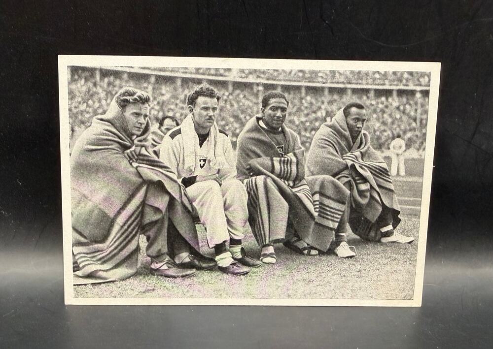 1936 Sammelwerk Olympia Jesse Owens Card Olympic Gold Medal, Track, Sammelwerk